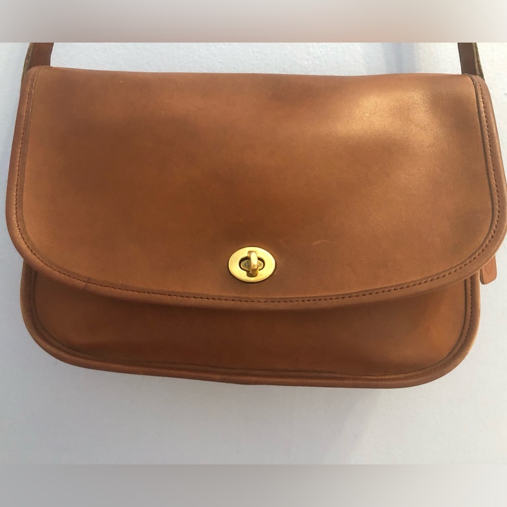 Rare Heritage Coach Vintage "City Bag" Cross Body Leather Bag - Picture 4 of 12